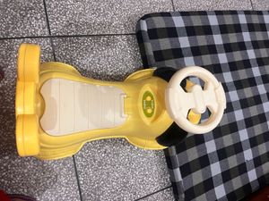 Yellow Dog Ride-On Car