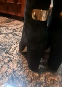 Designer Knee high Suede black boots 80% discount
