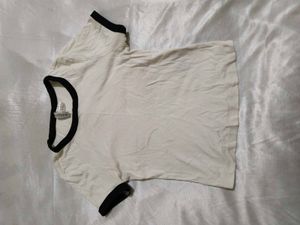 H&amp;M Divided Black &amp; White Top