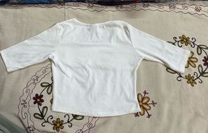 White crop Top