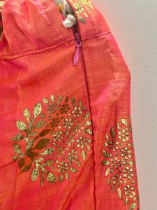 Beautiful Coral Ethnic Skirt