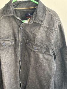 Allen Solly Men's Grey Shirt