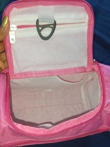 Pink Zippered Pouch
