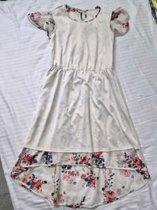 Floral High-Low Dress