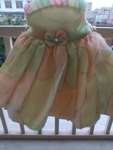Beautiful Pastel Party Dress.no less plz only 1 ti