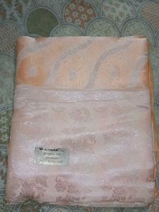 Elegant Peach Banarasi Silk Saree