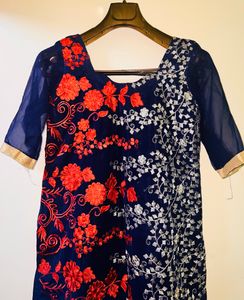 Party Wear Thread Work Kurta M/L Size