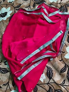 Embroidered Red Kurta
