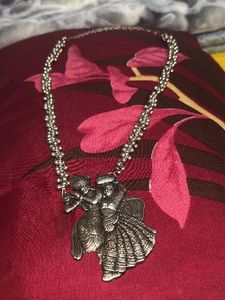 Radha Krishna Pendant Necklace