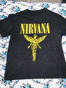 Nirvana Graphic Print T-Shirt