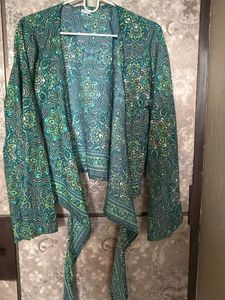 Boho Paisley Kimono Wrap Top