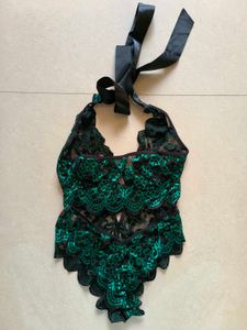 Lace Baby Doll Bodysuit 🖤