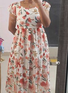 Floral Print Maxi Dress