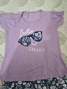 Girl's half sleeve top &amp; short