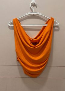 Orange Sleeveless Cami Top