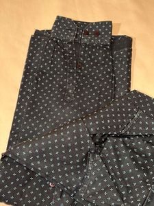 Men's Printed Button-Down Shirt