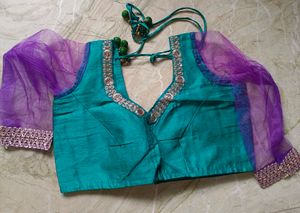 Heavy party wear saree