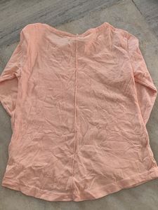 Peach Long Sleeve Top