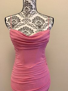 HELLO MOLLY - Pink Ruched Dress