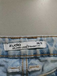 Light Wash Cargo Jeans