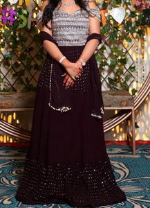 Heavy designer Ethnic Partywear Gown
