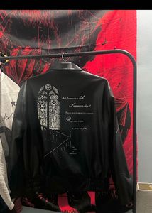 Men’s poloize Leather Jacket