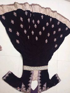 Elegant Velvet Anarkali Suit