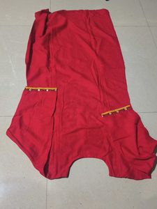 Beautiful Red Embroidered Kurta