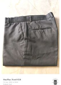Hardly Used 36" Men's Formal Grey Trousers