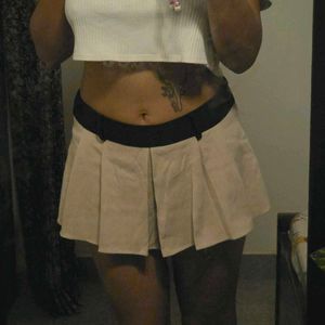 Pleated Mini Skirt