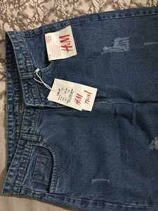 High waist denim jeans