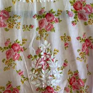 Floral Print Kurta
