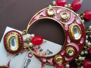 Statement Meenakari Earrings