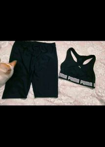 Puma Women's Sports Bra with tights 👍
