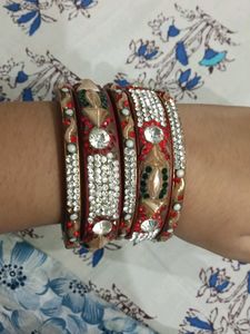 Beautiful Embellished Bangles