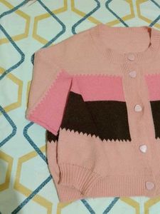 Chic Color Block Knit Cardigan