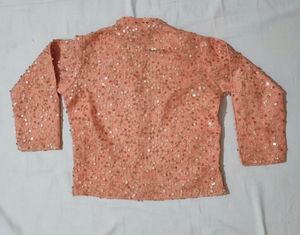 Elegant shrug with Sequin Embellishments