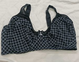 Stylish Black 🪔 Printed Bra