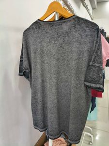 Grey Graphic Print T-Shirt