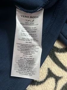 Vero Moda Navy Pullover Top with Pockets
