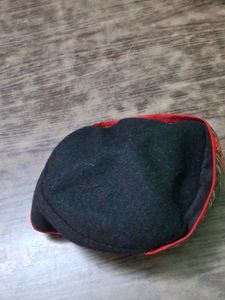 Unique Handcrafted Woolen Hat with Woven Band