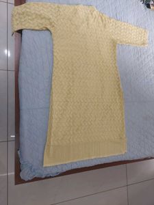 Elegant Yellow Embroidered Kurta