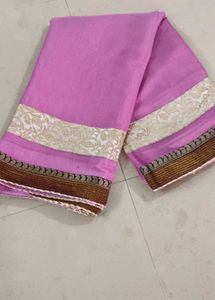 Pink saree