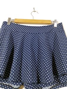 Navy Blue Printed Shorts (Women)