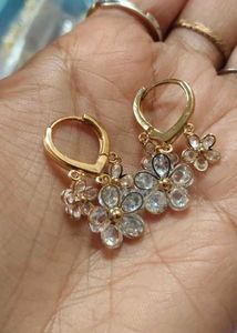 Anti Tarnish American Diamond 💎 Earrings