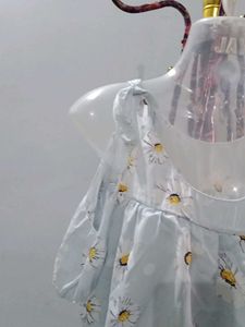Cute Daisy Print Summer Dress