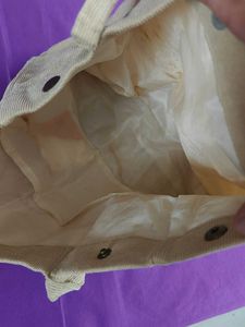 Urbanic Cute Beige Corduroy Tote Bag