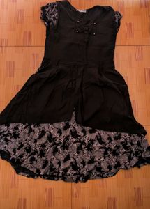 Chic Layered Black Dress