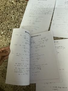 Physics &amp; Math  adrs handwritten by Narayana