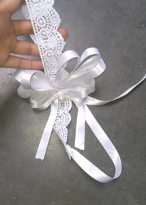 ♡ Lolita Kawaii White Lace Headdress Head